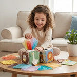 Montessori Baby Sensory Cloth Box – Soft Crinkle & Touch Play My Store