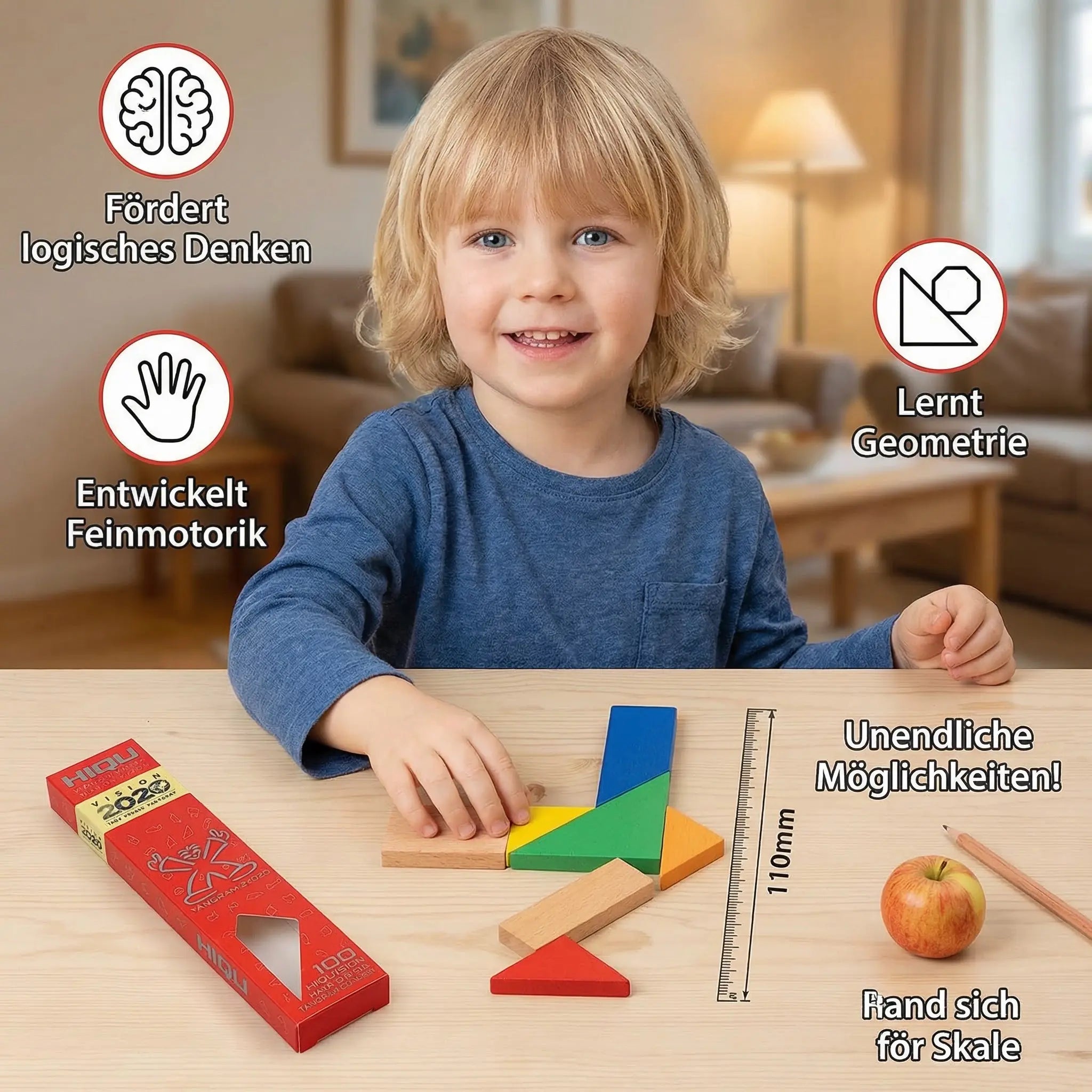 Wooden Tangram Puzzle – Montessori Geometry & Learning Game for Children My Store