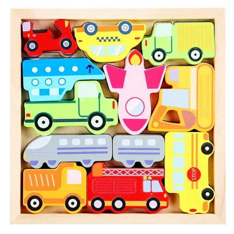 How do the shapes fit into the frame? - Shape Puzzle My Store