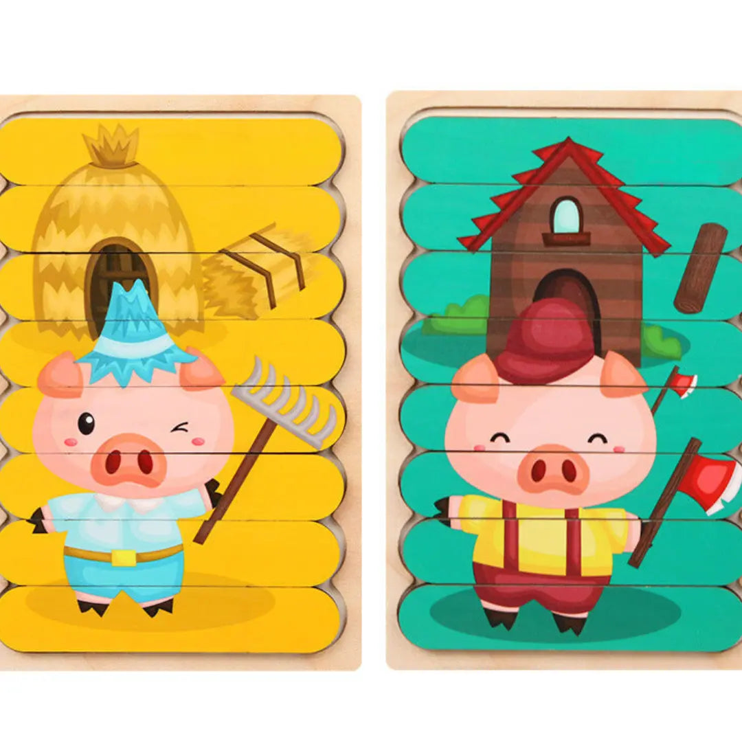 Montessori Wooden Puzzle My Store