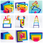 Montessori Coloured Wooden Blocks My Store