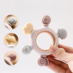 Baby Wooden and Silicone Teething Toy My Store