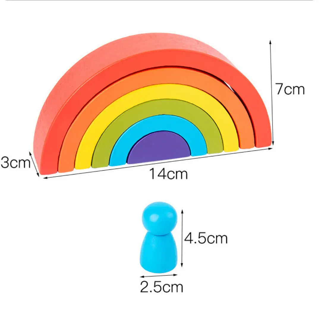 Montessori Coloured Wooden Blocks My Store