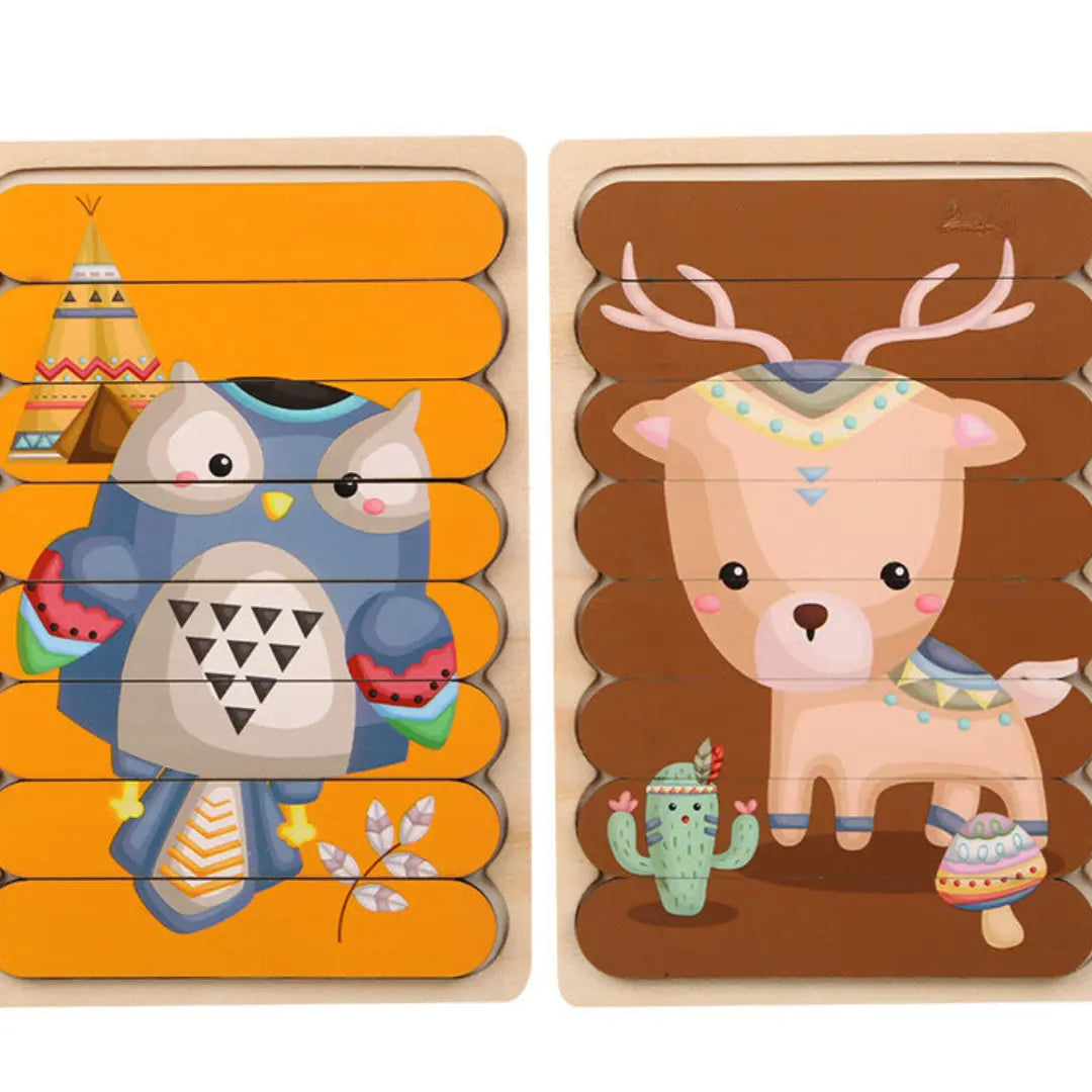 Montessori Wooden Puzzle My Store