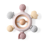 Baby Wooden and Silicone Teething Toy My Store