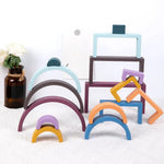Montessori Coloured Wooden Blocks My Store
