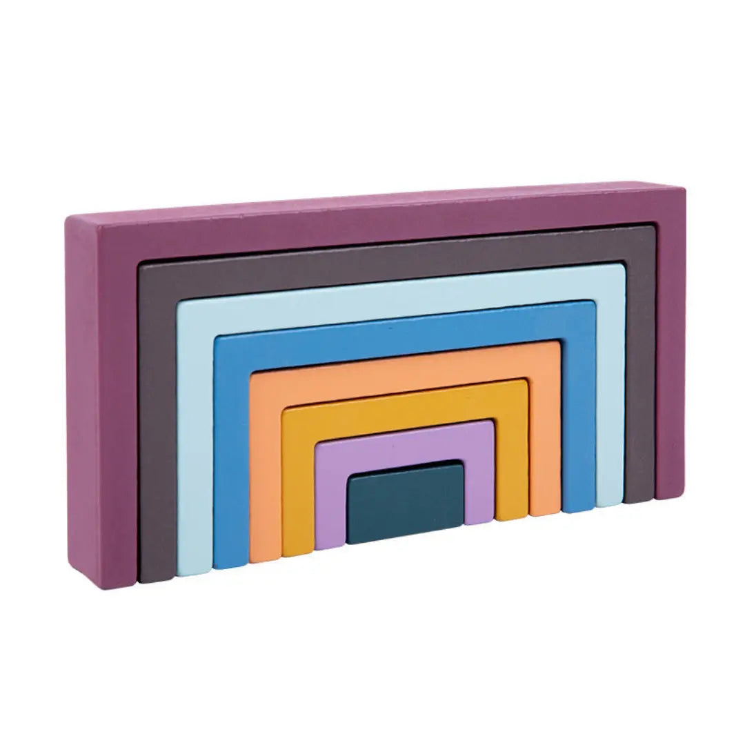 Montessori Coloured Wooden Blocks My Store