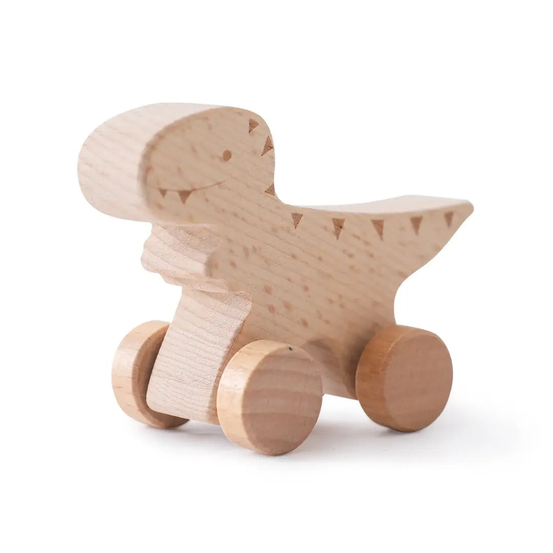 Montessori Wooden Train in Pastel Colours My Store