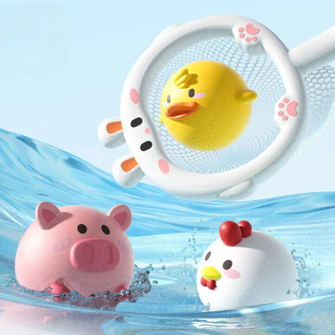 Self-Luminous Bath Toy with Net My Store