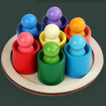 Montessori Coloured Wooden Blocks My Store