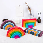 Montessori Coloured Wooden Blocks My Store