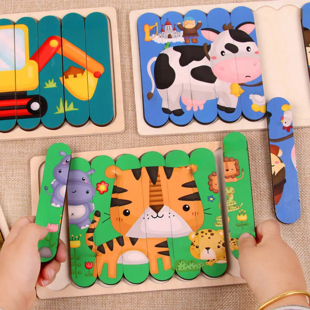 Montessori Wooden Puzzle My Store