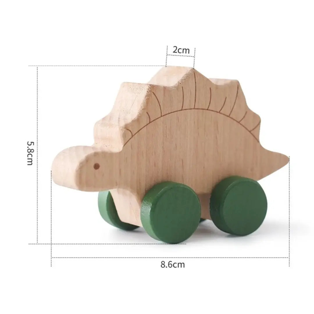 Montessori Wooden Train in Pastel Colours My Store