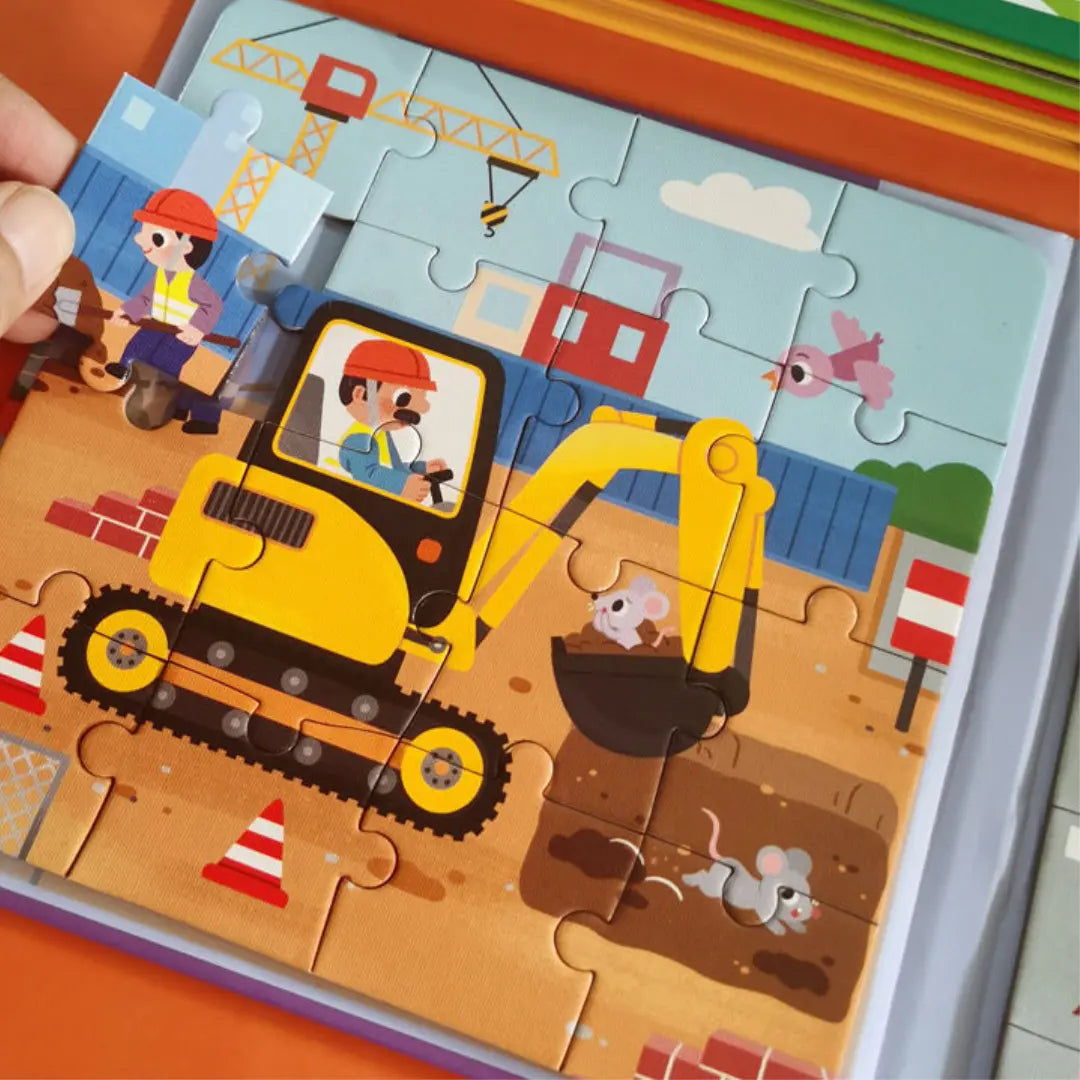 Magnetic Montessori Puzzle Book My Store