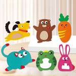 Safe Felt Animal Set for DIY Sewing My Store