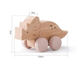Montessori Wooden Train in Pastel Colours My Store