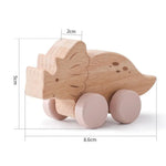 Montessori Wooden Train in Pastel Colours My Store