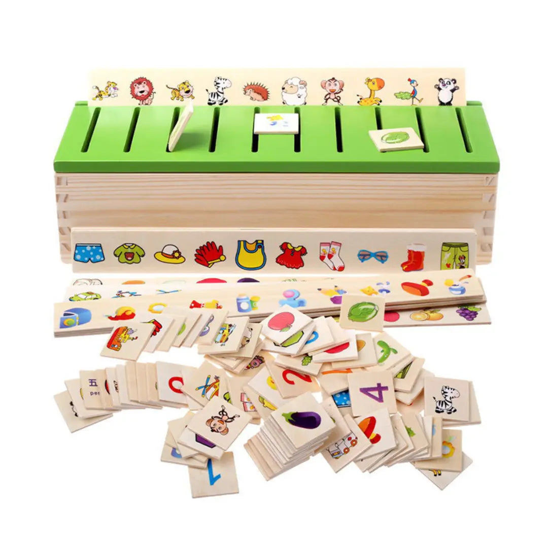 Montessori Wooden Sorting Box My Store