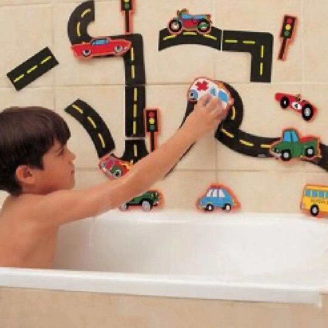 Self-Adhesive Road & Car Bath Toy My Store