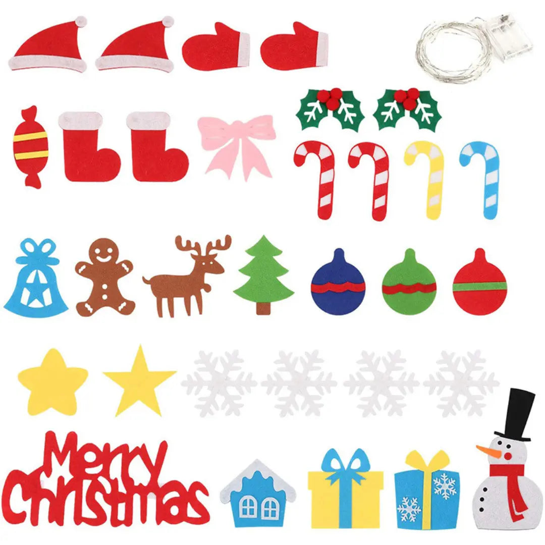 Montessori Felt Christmas Tree My Store