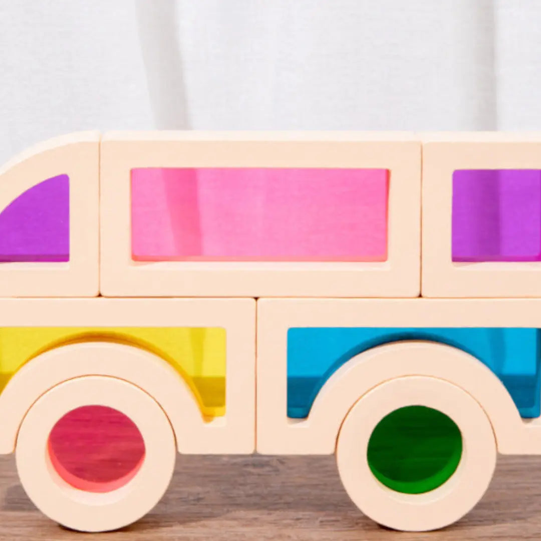 Montessori Wooden Window Building Blocks My Store