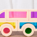 Montessori Wooden Window Building Blocks My Store
