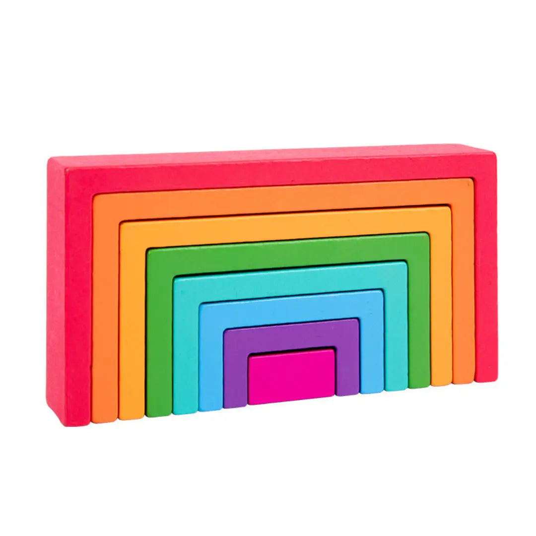 Montessori Coloured Wooden Blocks My Store