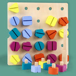 Montessori Screws, Wood, and Colour Toy My Store