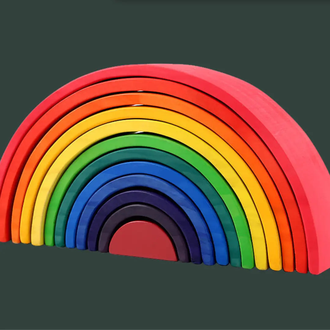 Montessori Coloured Wooden Blocks My Store
