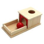 Montessori Wooden Box with Ball for Toddlers My Store