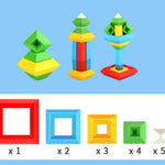 Montessori Pyramid Building Block Toy My Store