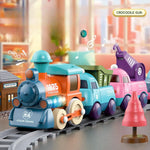 Musical Train Toy with Various Attachments My Store