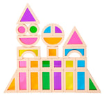 Montessori Wooden Window Building Blocks My Store