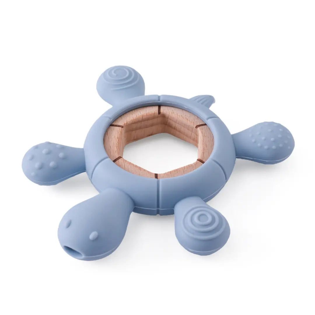 Baby Wooden and Silicone Teething Toy My Store