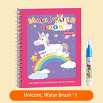 Magical Self-Erasing Watercolour Book Set for Children with Water Brush (Set of 6) My Store