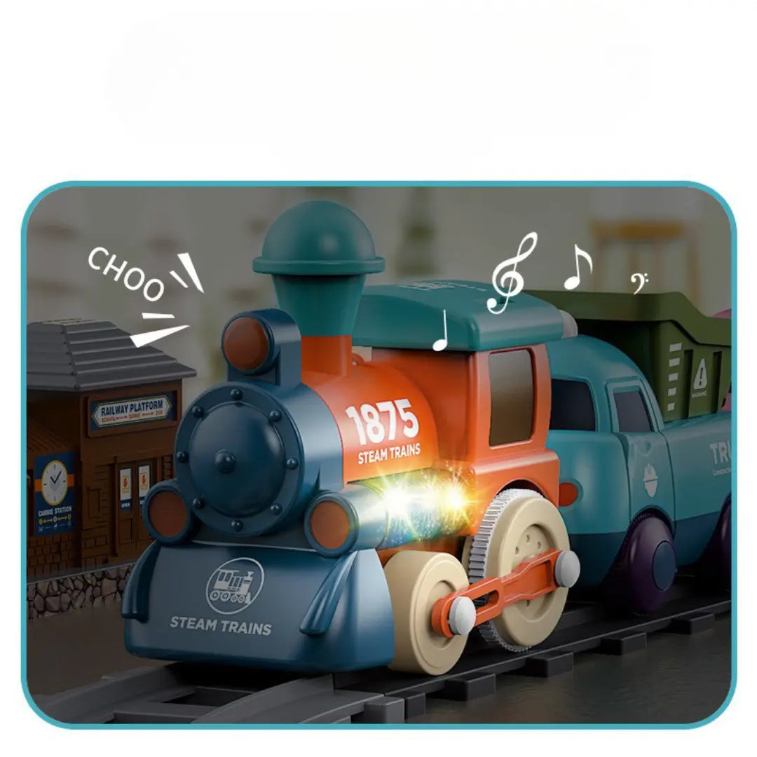 Musical Train Toy with Various Attachments My Store