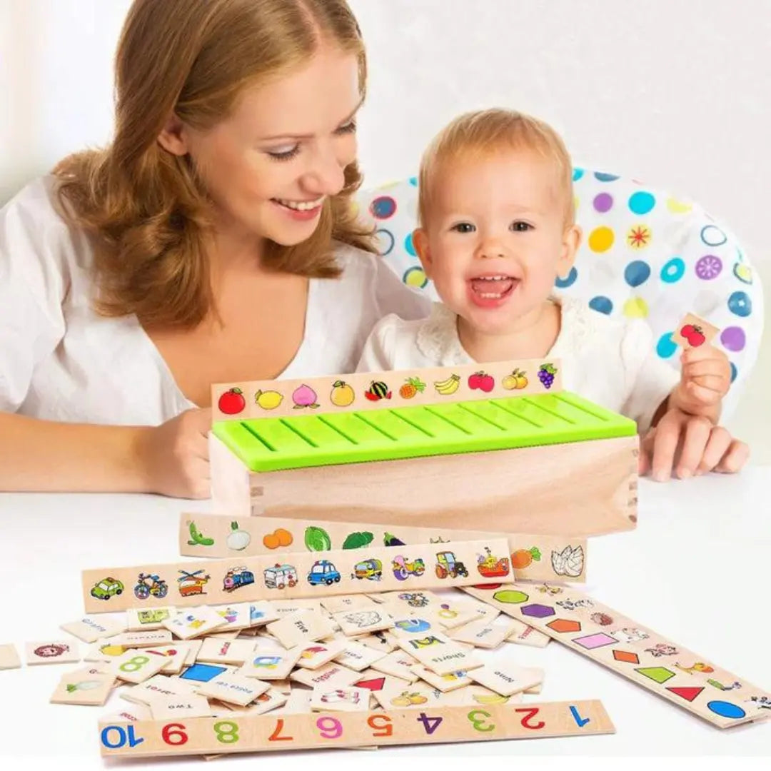 Montessori Wooden Sorting Box My Store