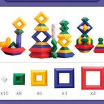 Montessori Pyramid Building Block Toy My Store