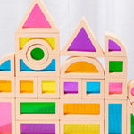 Montessori Wooden Window Building Blocks My Store