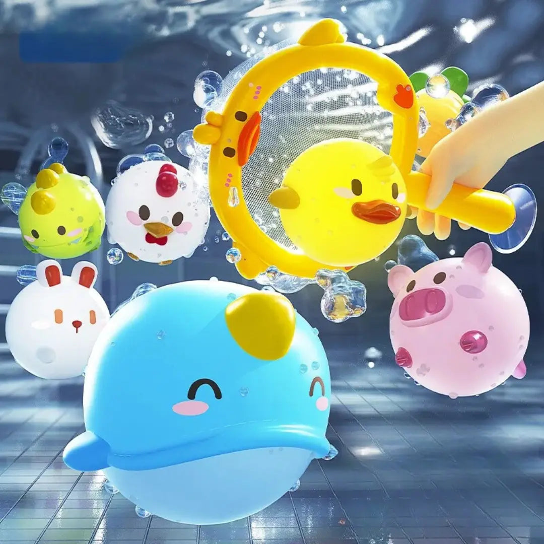Self-Luminous Bath Toy with Net My Store