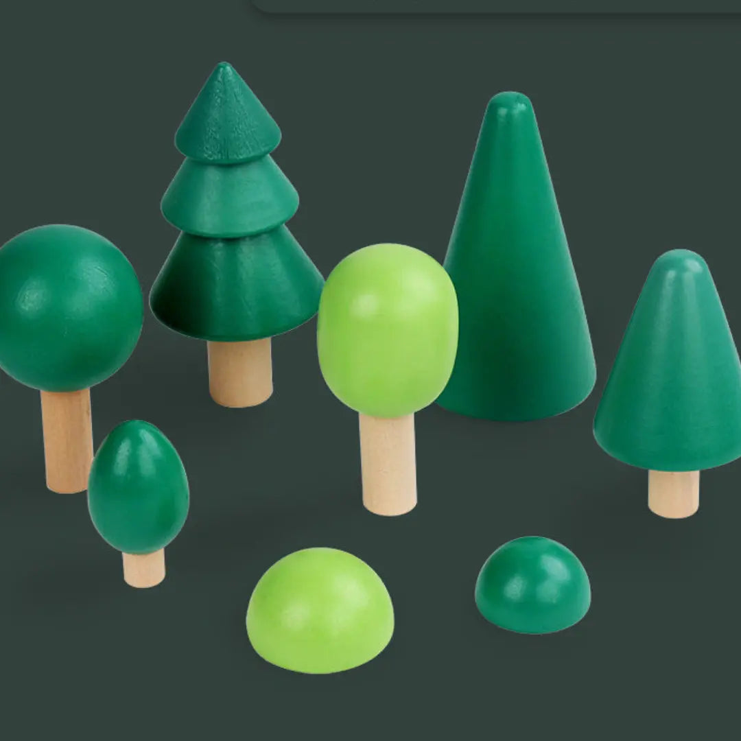 Montessori Coloured Wooden Blocks My Store