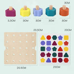 Montessori Screws, Wood, and Colour Toy My Store