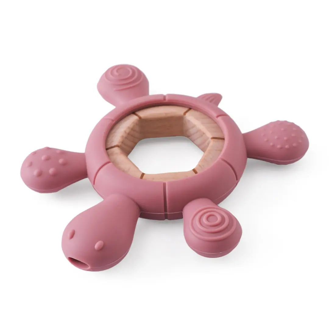 Baby Wooden and Silicone Teething Toy My Store