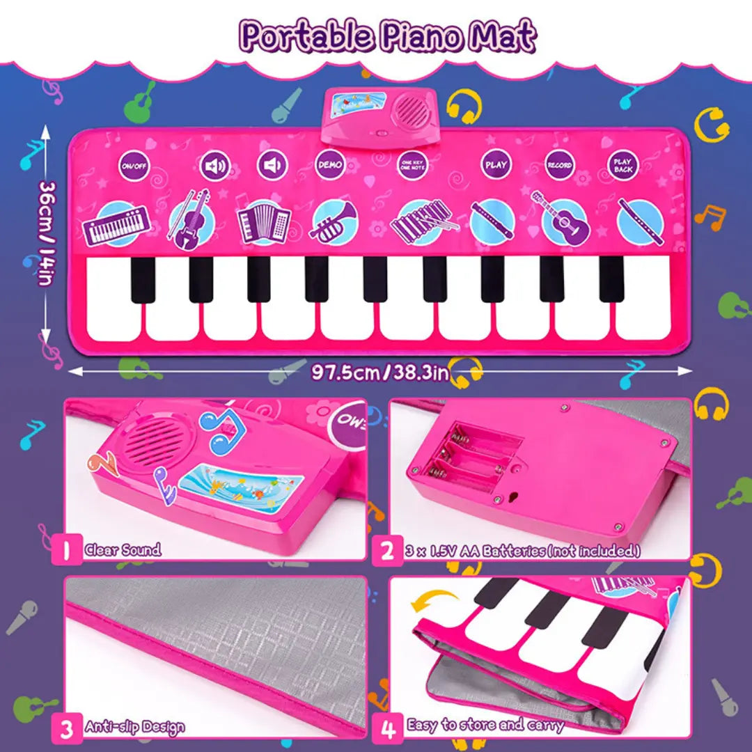 Musical Piano Play Mat My Store