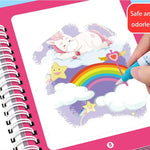 Magical Self-Erasing Watercolour Book Set for Children with Water Brush (Set of 6) My Store