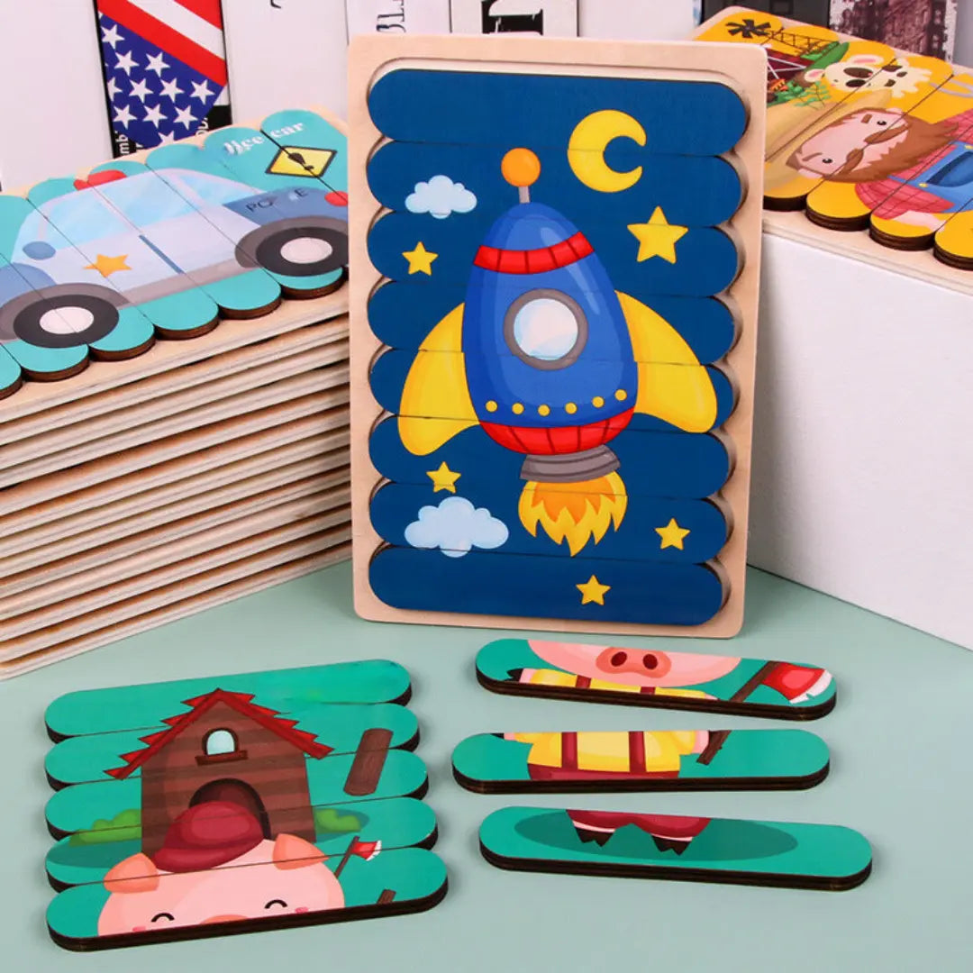 Montessori Wooden Puzzle My Store