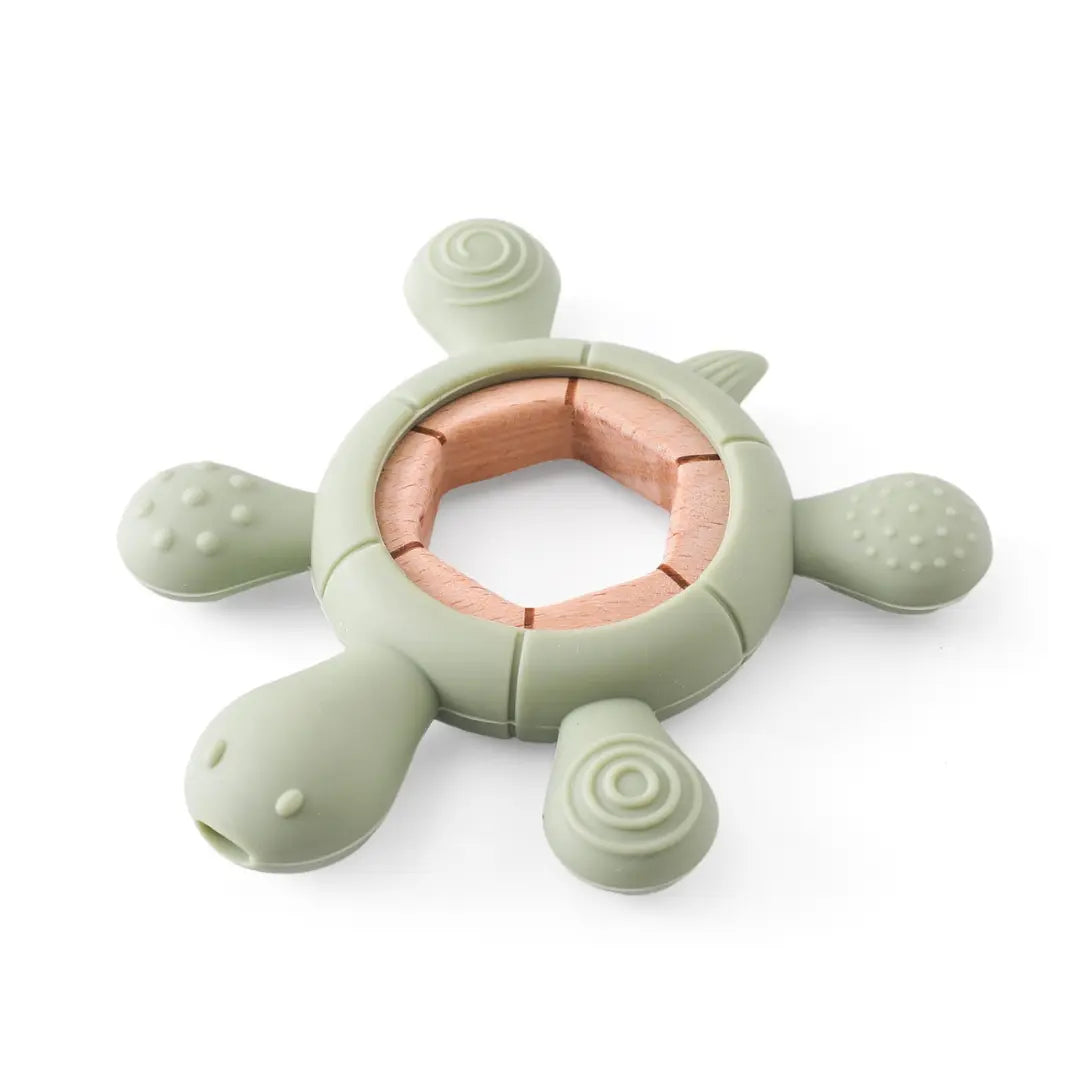 Baby Wooden and Silicone Teething Toy My Store