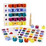Montessori Screws, Wood, and Colour Toy My Store