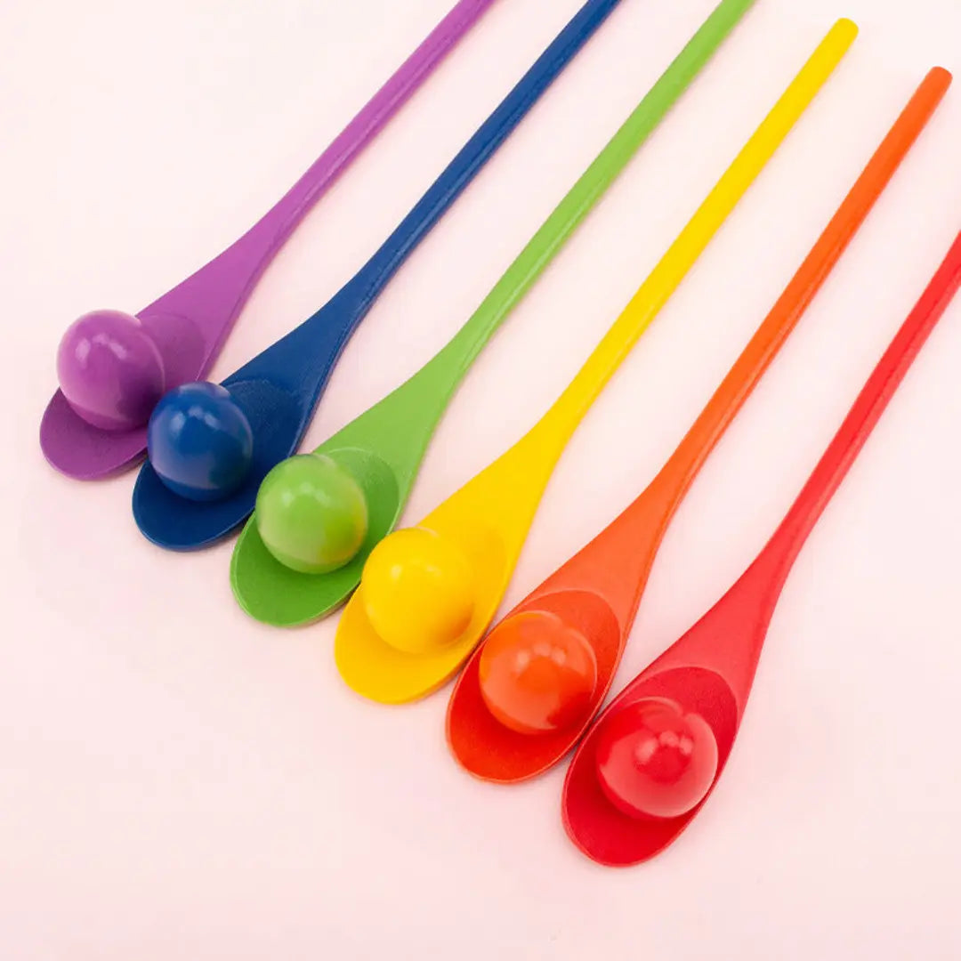 Montessori Wooden Colour Spoons My Store