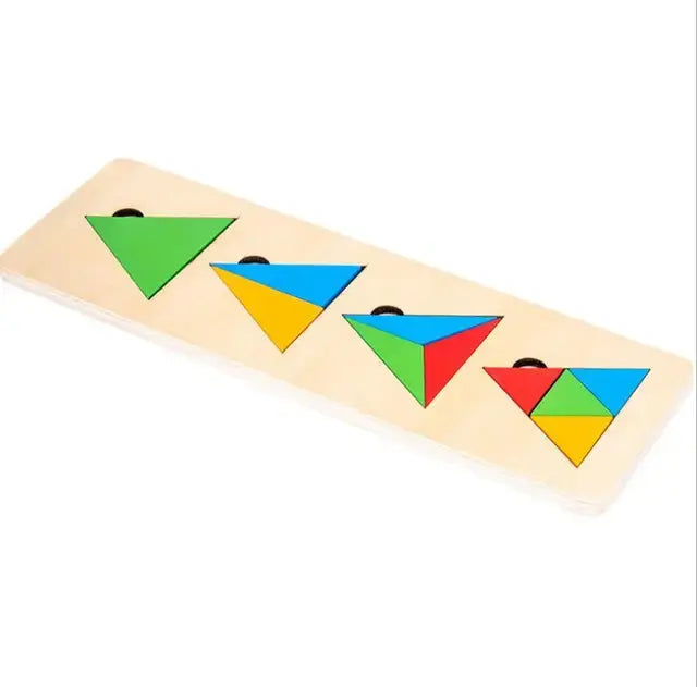 Shape Explorer – Wooden Geometry Puzzle for Toddlers My Store